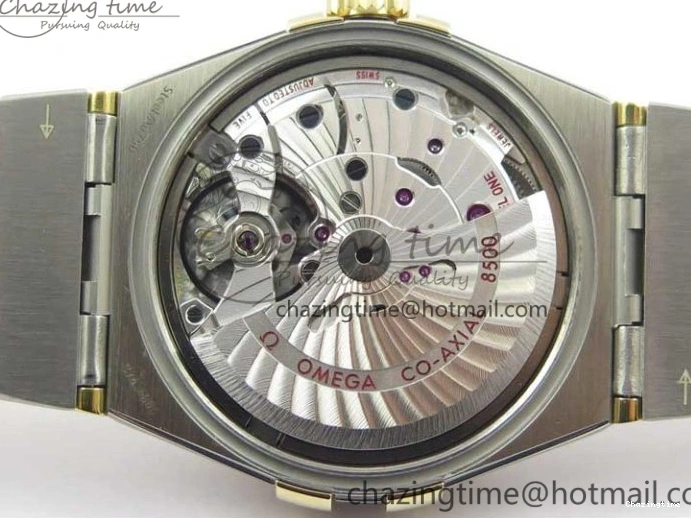 0208 Stylish Constellation 38mm SS RG VSF 1:1 Best Edition WhiteTextured Dial on SS RG Bracelet A8500 Super Clone 7921